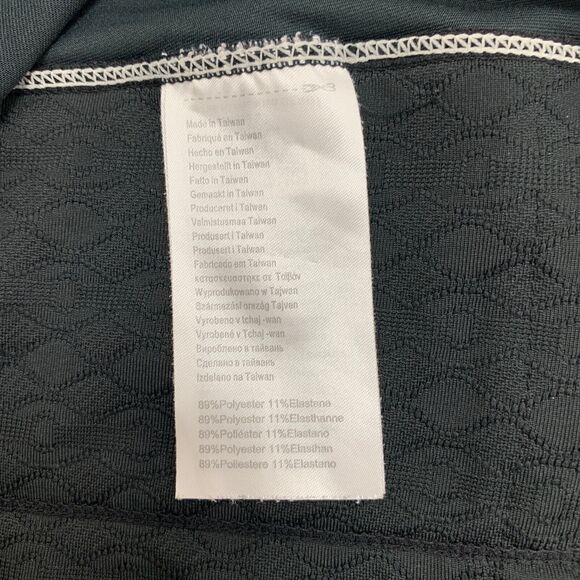 Pearl Izumi Cycling Jersey Womens L Black Textured Zip Up Mock Neck Short Sleeve - Picture 9 of 12